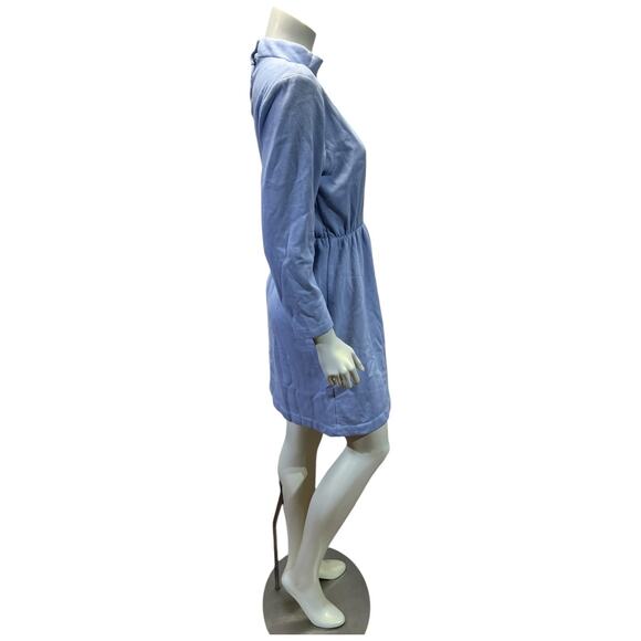 Vintage 1980s Alexia Turtleneck Dress - Lavender - Secretary Style - Size 10P - Picture 4 of 8